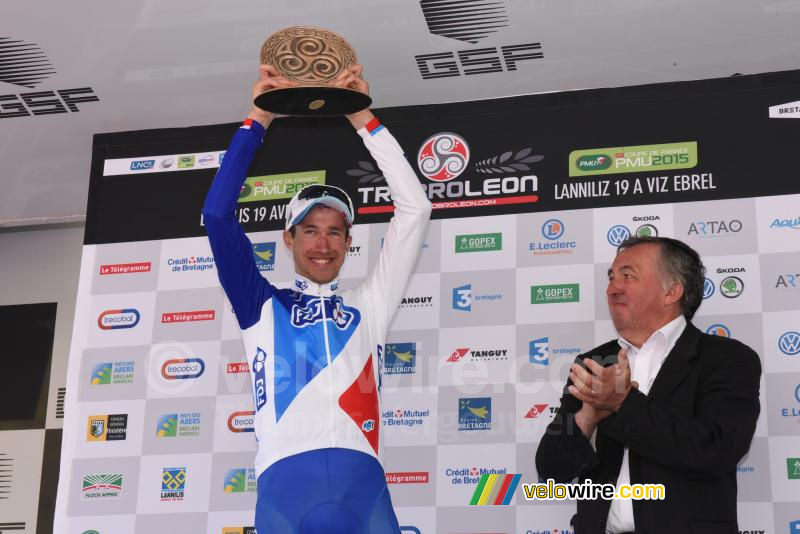 Alexandre Geniez (FDJ), winnaar van de Tro Bro Léon 2015