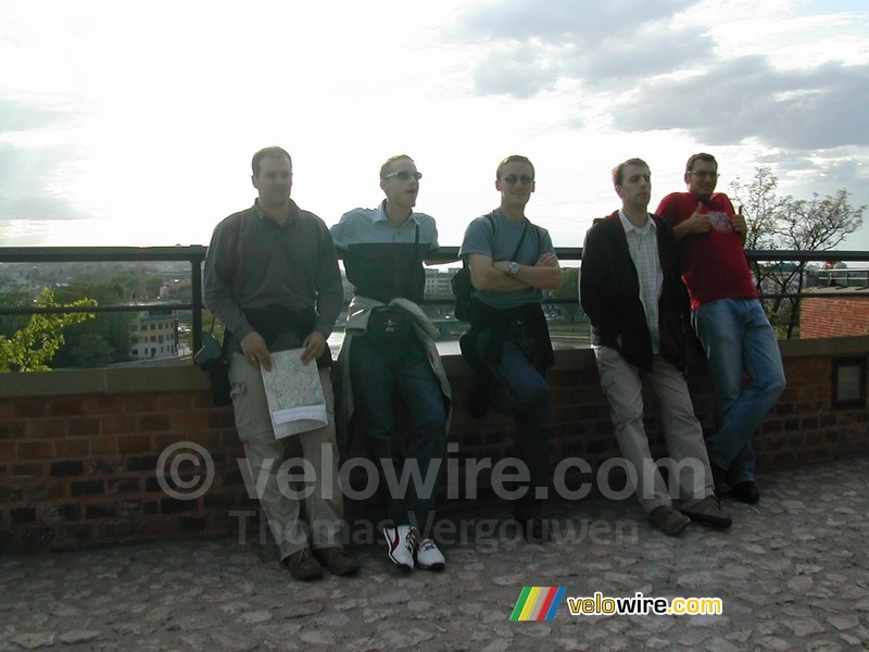 Arek, Thomas, Florent, Krzysztof & Cdric in Krakow