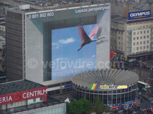 [Warsaw] A billboard with the Grande Arche (La Défense, Paris) (260x)