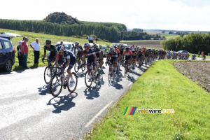 Le peloton sur la montée à Estrée-Blanche (3) (498x)