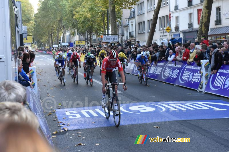 Tiesj Benoot (Lotto-Soudal) pakt de 4de plek