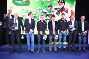 The Bretagne-Séché Environnement team, winner team classification (593x)