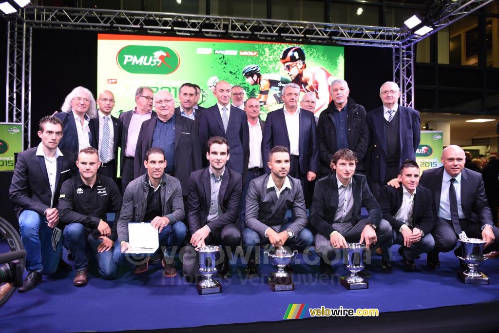 The winners of the Coupe de France PMU 2015