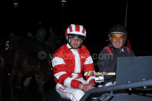 Kevin Ledanois at the start of the sulkies race (610x)