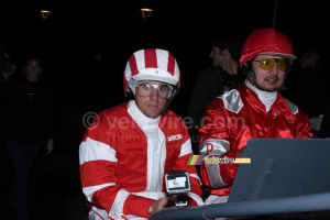 Samuel Dumoulin at the start of the sulkies race (597x)