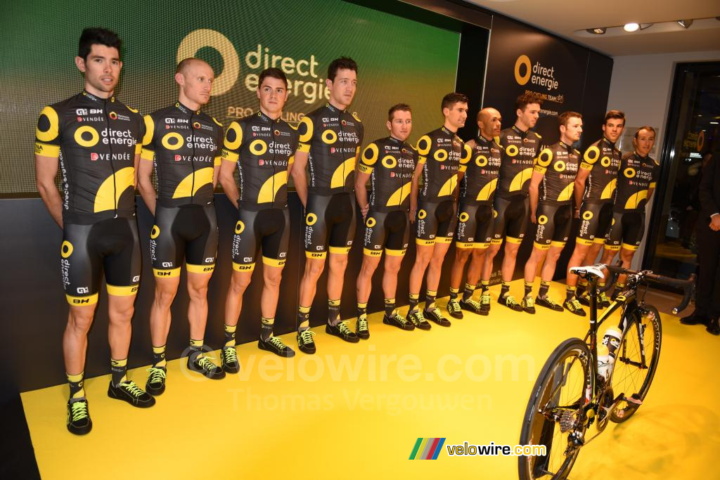 The first part of the Team Direct Energie