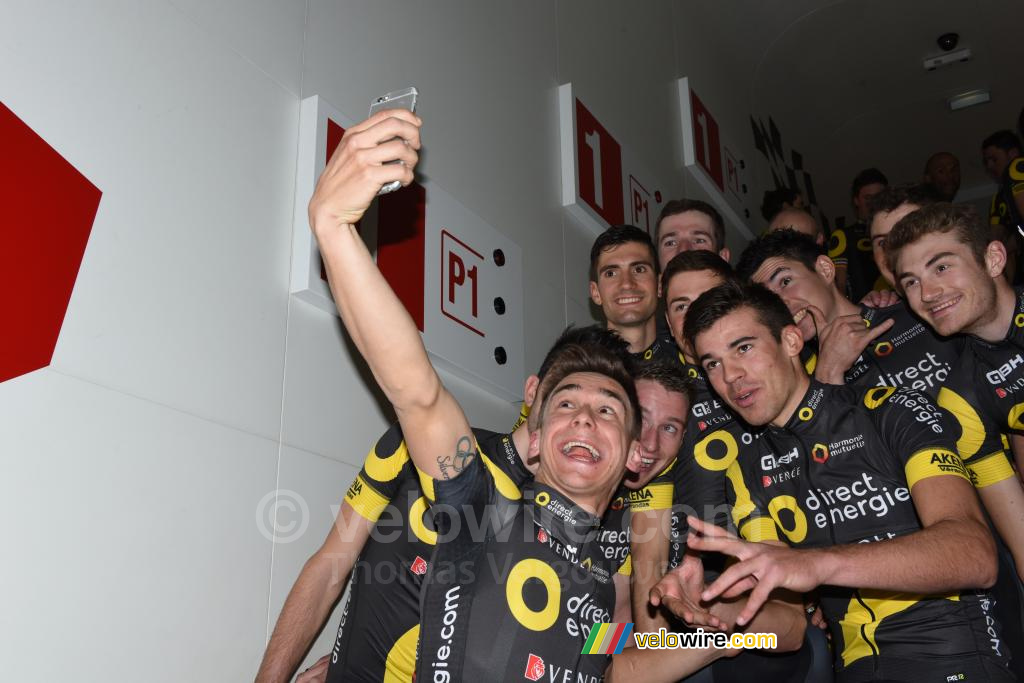 Bryan Coquard (Direct Energie)'s selfie