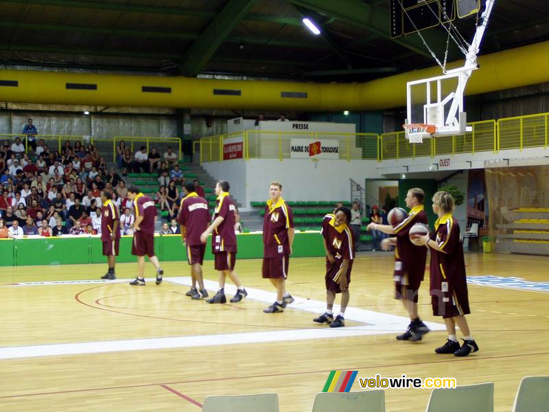 De tegenstanders van The Harlem Globetrotters uit New York