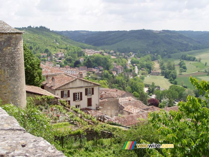 UItzicht vanaf Cordes-sur-Ciel