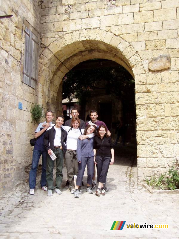 Thomas, Nabil, Cdric, Isabelle, Marie, Bernard & Virginie in Cordes-sur-Ciel