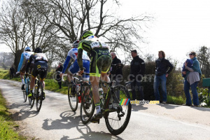 The breakaway in the Côte des Gardes : Yssaad, Fischer, Anderson & Daniel (859x)