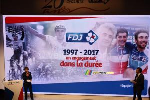 Stéphane Pallez (PDG de la FDJ) revient sur les 20 ans de sponsoring de l'équipe (797x)