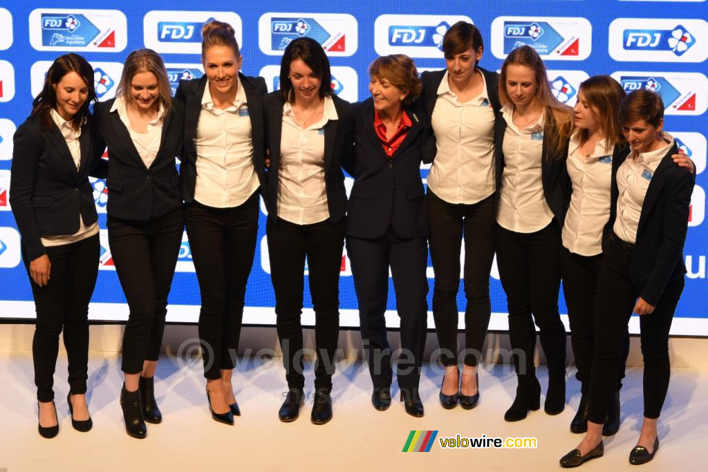 L'équipe féminine FDJ Nouvelle-Aquitaine Futuroscope (2)