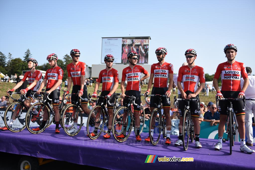 De Lotto-Soudal ploeg