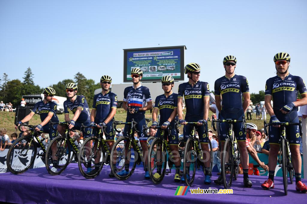 De Orica-Scott ploeg