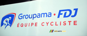 The logo of the Groupama-FDJ cycling team (1045x)