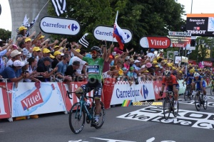 Peter Sagan (Bora-Hansgrohe) prend sa 2ème victoire à Quimper (361x)