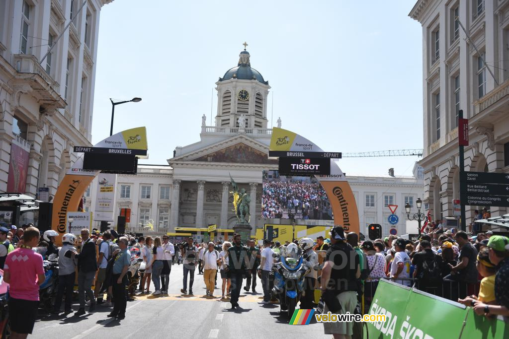 The start line in Brussels