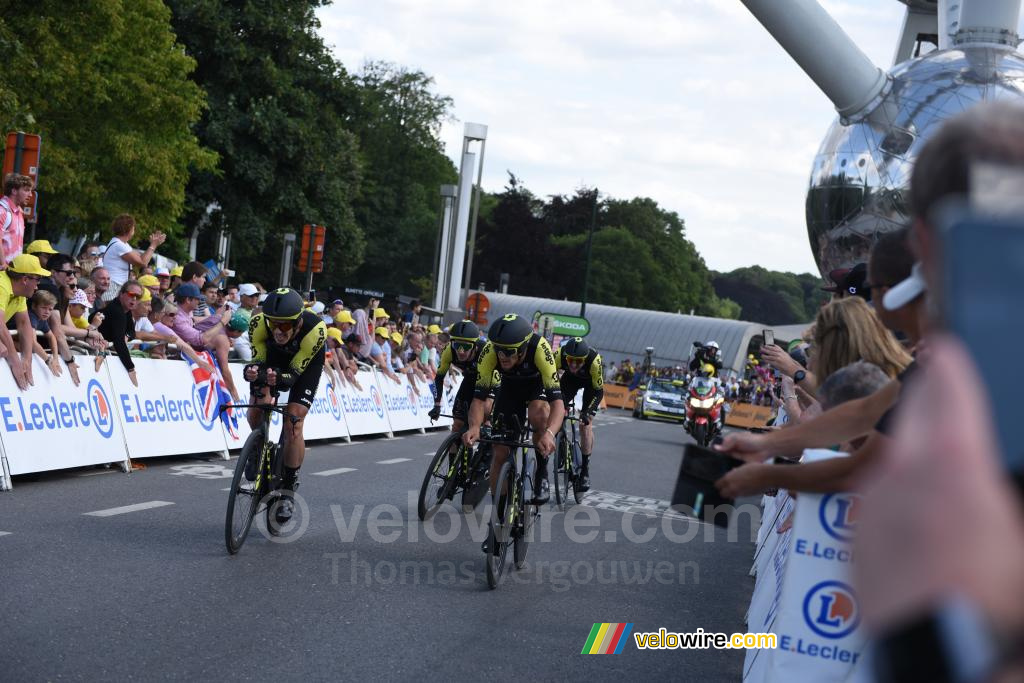 De Mitchelton-Scott ploeg