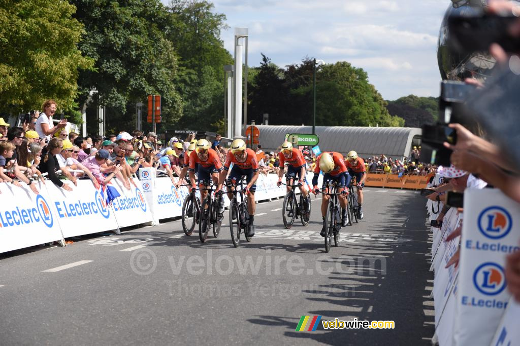 L'équipe Bahrain-Merida