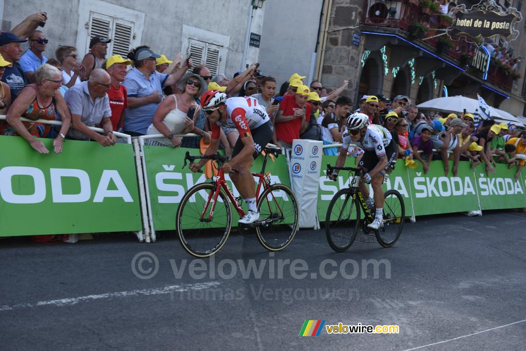 Tiesj Benoot (Lotto Soudal) & Daryl Impey (Mitchelton-Scott) (2)