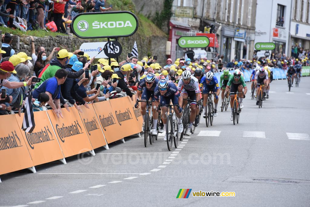 Le sprint pour la victoire à Pontivy