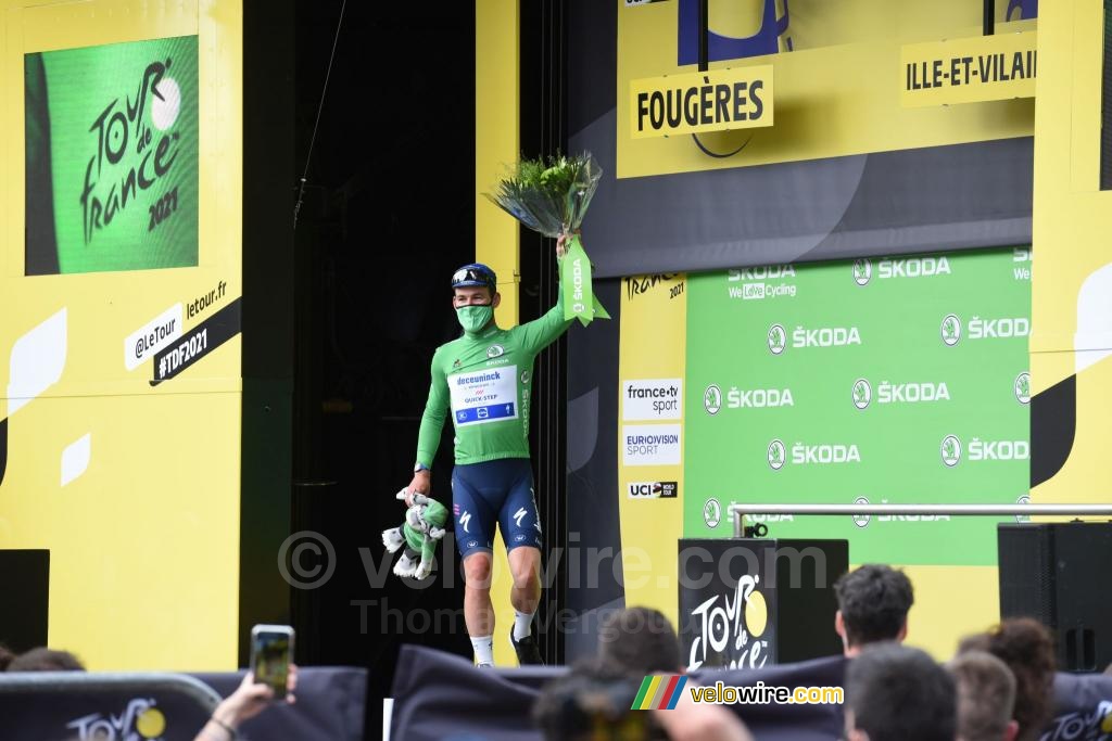 Mark Cavendish (Deceuninck – Quick-Step) maillot vert