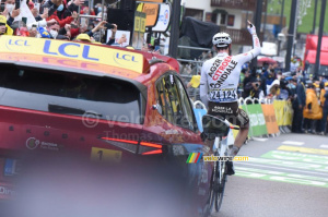 Ben O'Connor (AG2R Citroën Team) remporte l'étape à Tignes (2) (491x)