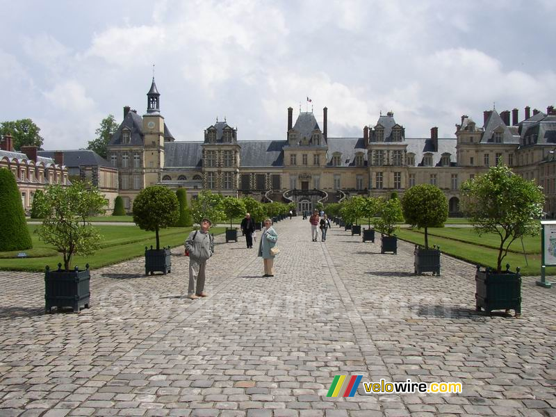 Het kasteel in Fontainebleau