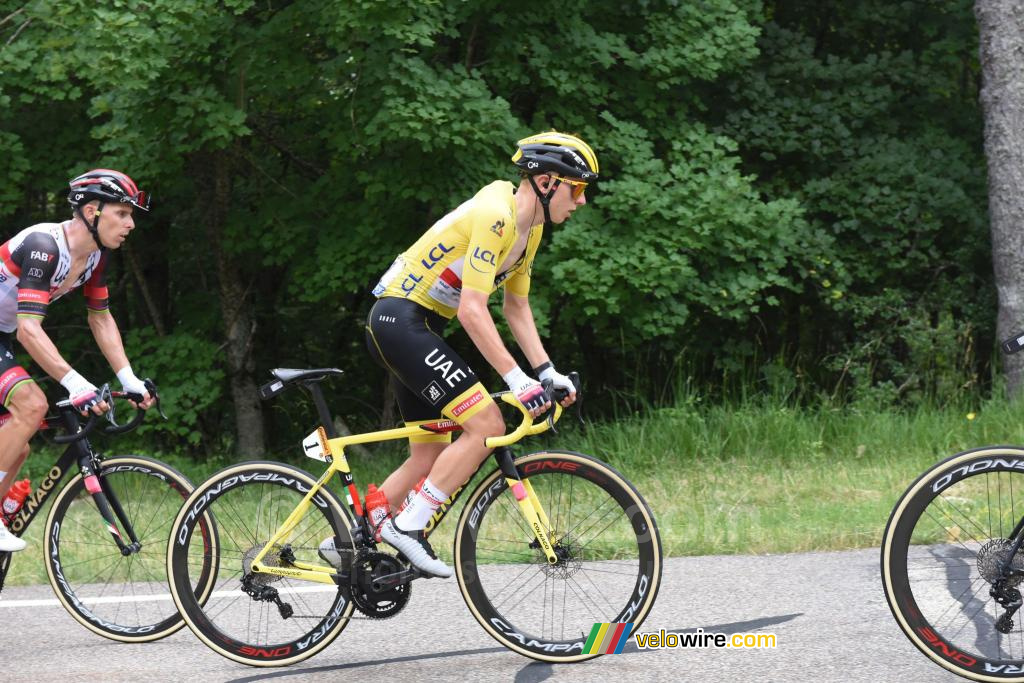 Tadej Pogacar (UAE Team Emirates), yellow jersey