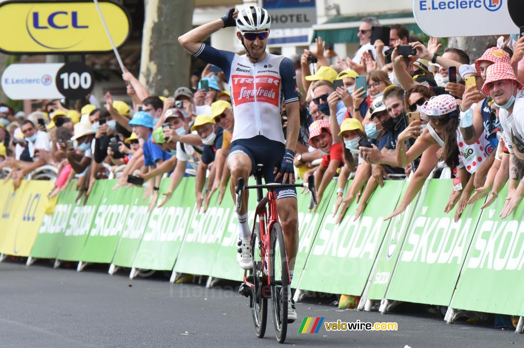 Bauke Mollema (Trek-Segafredo), remporte l'étape à Quillan