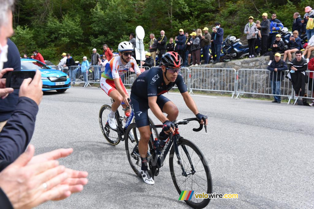 Richie Porte (INEOS Grenadiers) & Anthony Turgis (TotalEnergies)