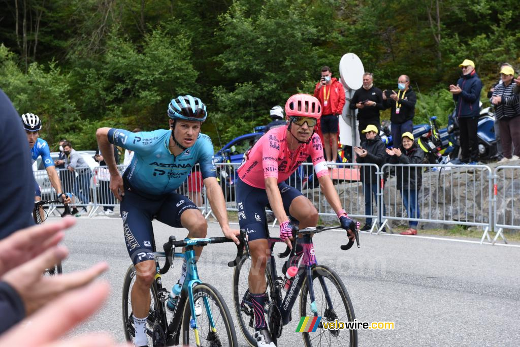 Jakob Fuglsang (Astana-Premier Tech) & Magnus Cort Nielsen (EF Education First)