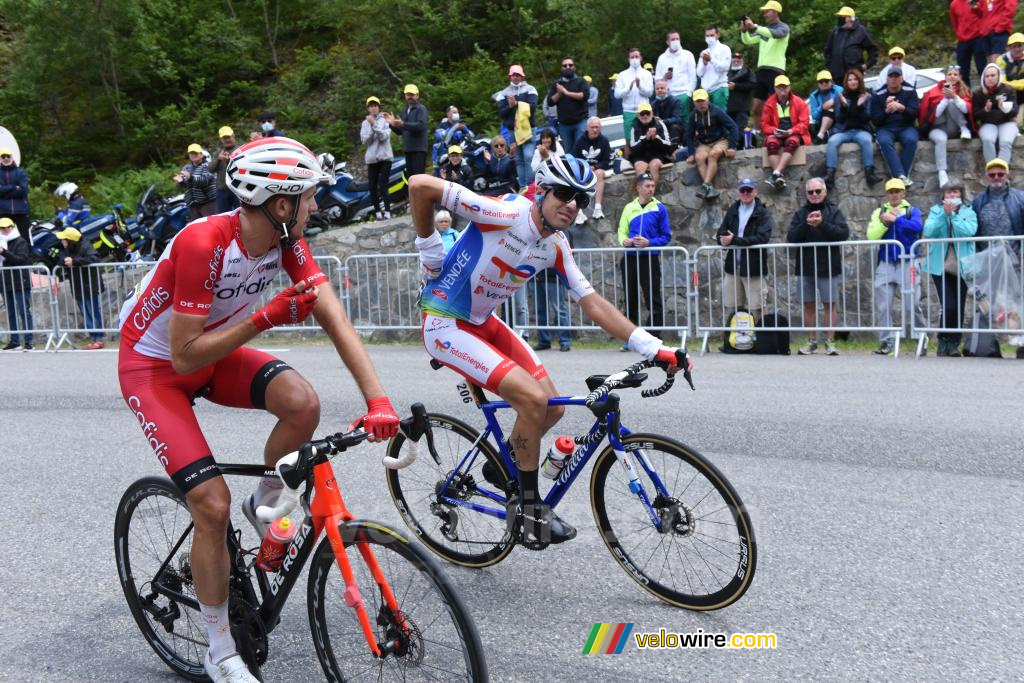 Ruben Fernandez (Cofidis) & Christian Rodriguez (TotalEnergies)