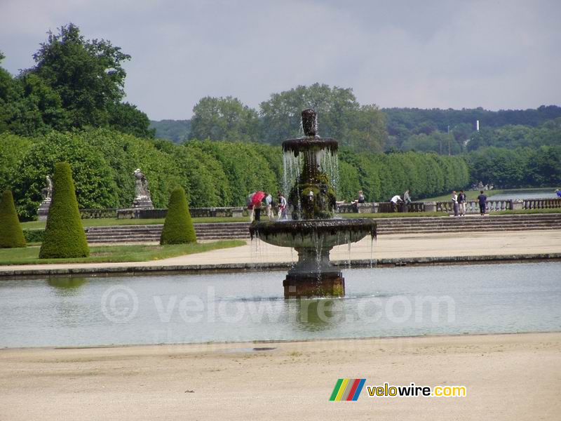 De tuin van het kasteel van Fontainebleau