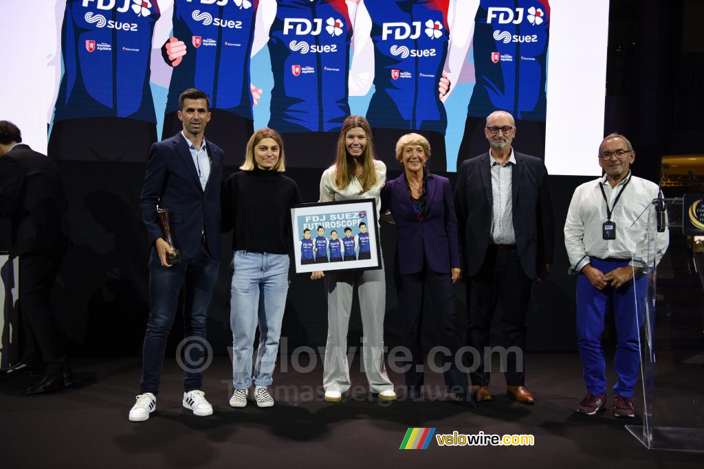 FDJ SUEZ Futuroscope, l'équipe vainqueure de la Coupe de France FDJ Femmes 2022