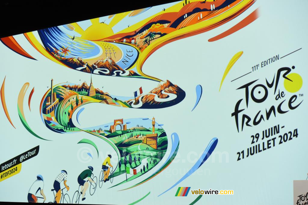 The visual identity of the Tour de France 2024