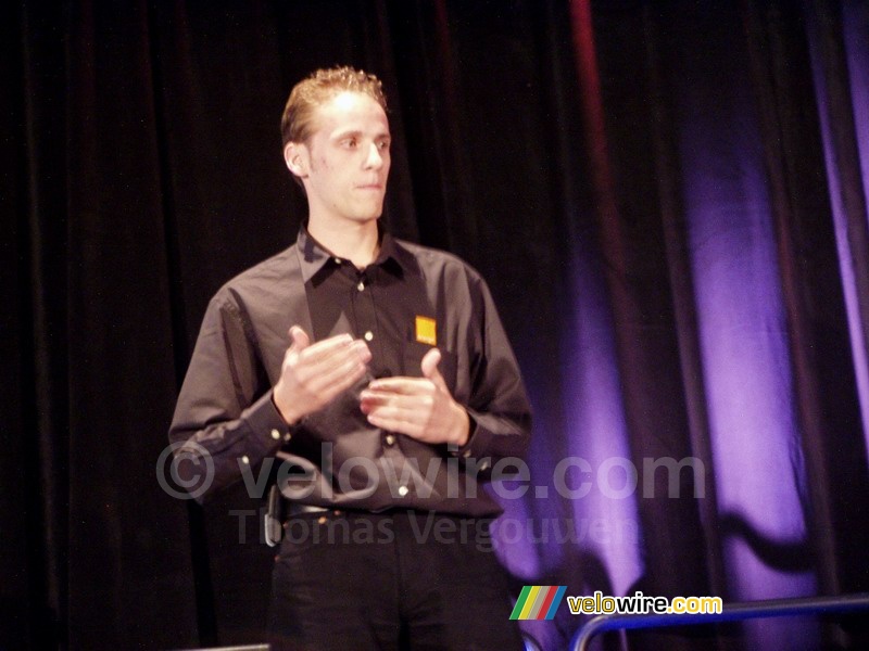 Thomas tijdens zijn presentatie @ JavaOne 2004