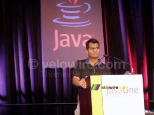 Pubudu pendant notre présentation @ JavaOne 2004 (234x)