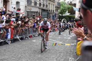 Marco Haller (Autriche) dans la première montée de la Butte Montmartre (110x)