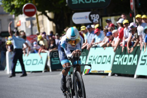 Santiago Buitrago (Bahrain Victorious) during the Caen > Caen time trial (47x)