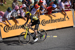 Matteo Jorgenson (Team Visma | Lease a Bike) arrives in Peyragudes (1x)