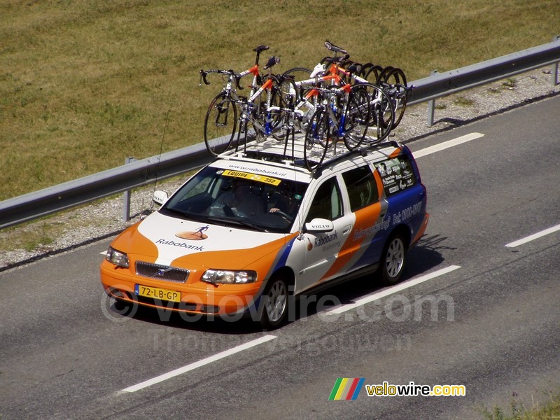 One of the Rabobank cars