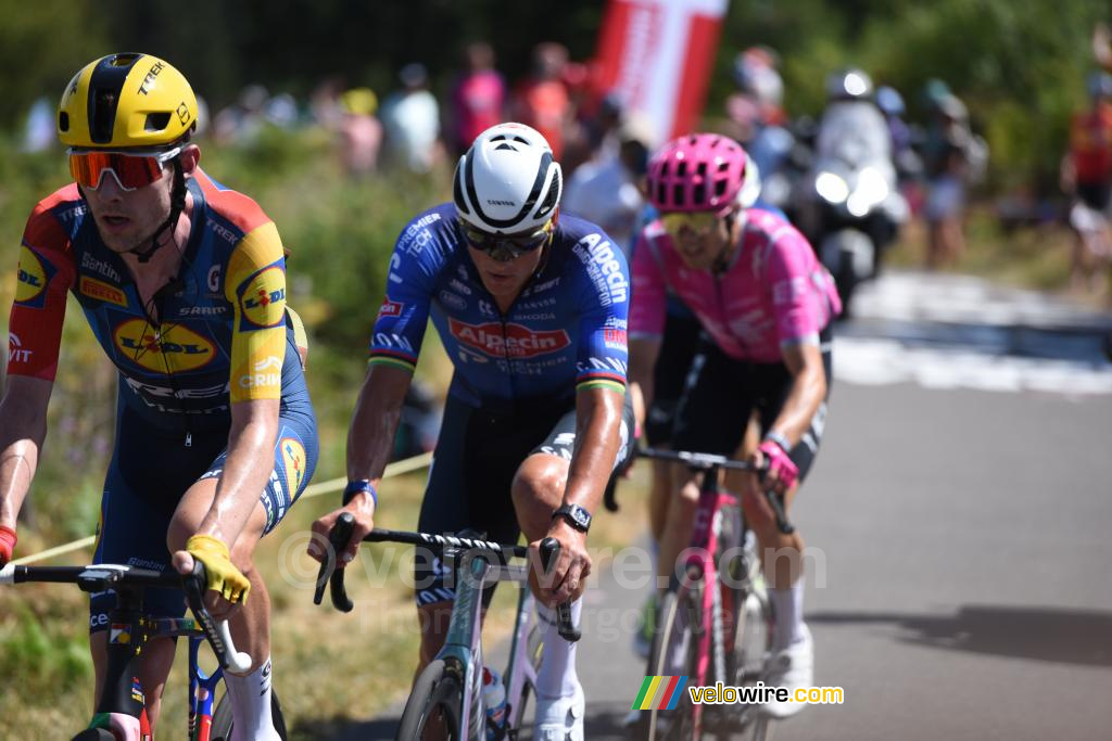 Mathieu van der Poel (Alpecin-Premier Tech), toekomstig winnaar van de 9e etappe
