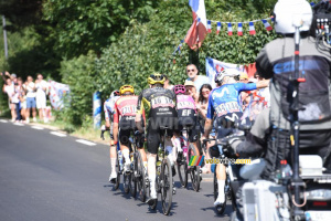 The breakaway with Mauro Schmid, Richard Carapaz, Valentin Paret-Peintre, Tobias Johannessen, Raul Garcia Pierna and Matteo Jorgenson (stage 18) (2) (43x)