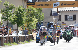 The chasers: Felix Engelhardt, Romain Grégoire, Thymen Arensman, Mathias Vacek, … (stage 18) (33x)