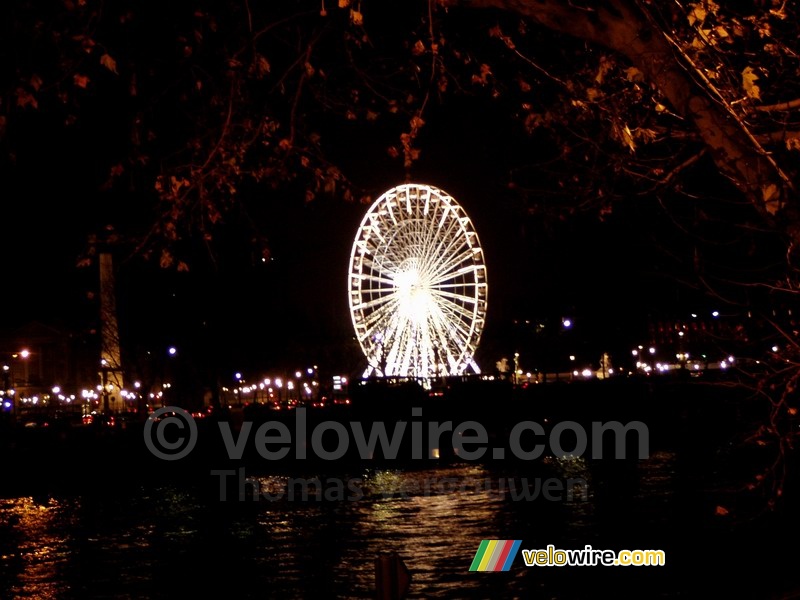 The big wheel on Place de la Concorde
