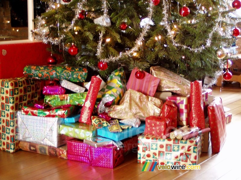 Alle pakjes onder de kerstboom