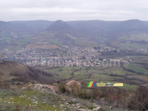 The village Luzençon seen from St. Georges de Luzençon (276x)