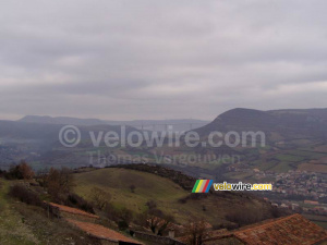 The viaduct of Millau seen from St. Georges de Luzençon (291x)